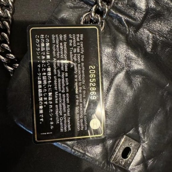 Gorgeous Chanel Black Flap Bag w/silver EUC - Picture 9 of 12